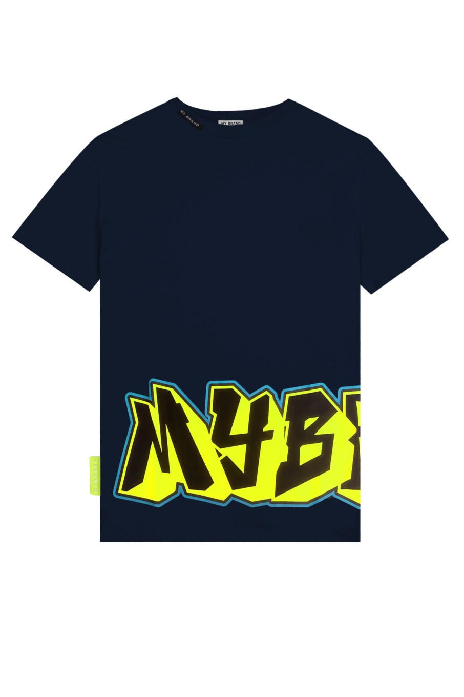 Men My Brand Swimwear | Street Art Swim Capsule T-Shirt Navy