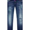 Junior My Brand Jeans | Blue Distressed Green Sp