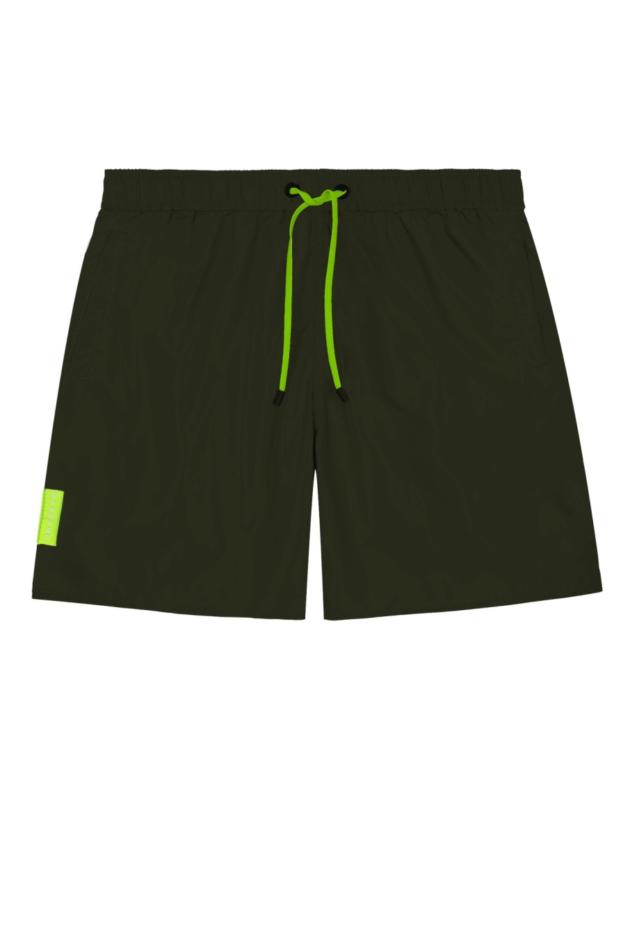 Men My Brand Swimwear | Mb Stripes Gradient Swimshort Military Green