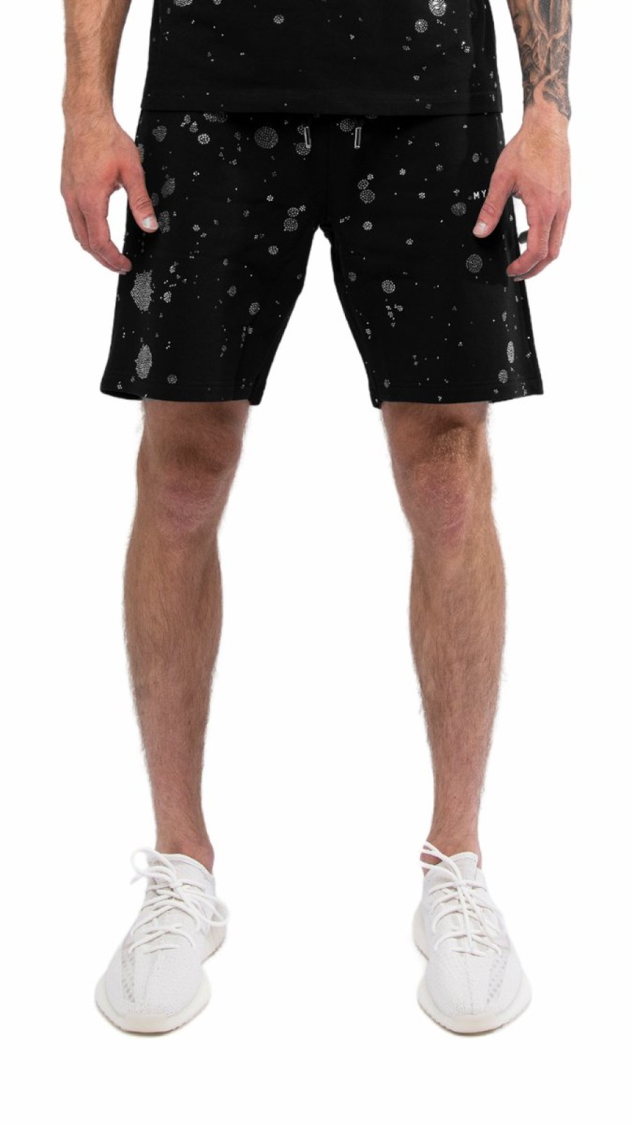 Men My Brand Shorts | Paint Capsule Shorts Black