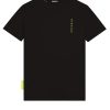 Men My Brand Swimwear | Basic Swim Capsule Tshirt Black Neon