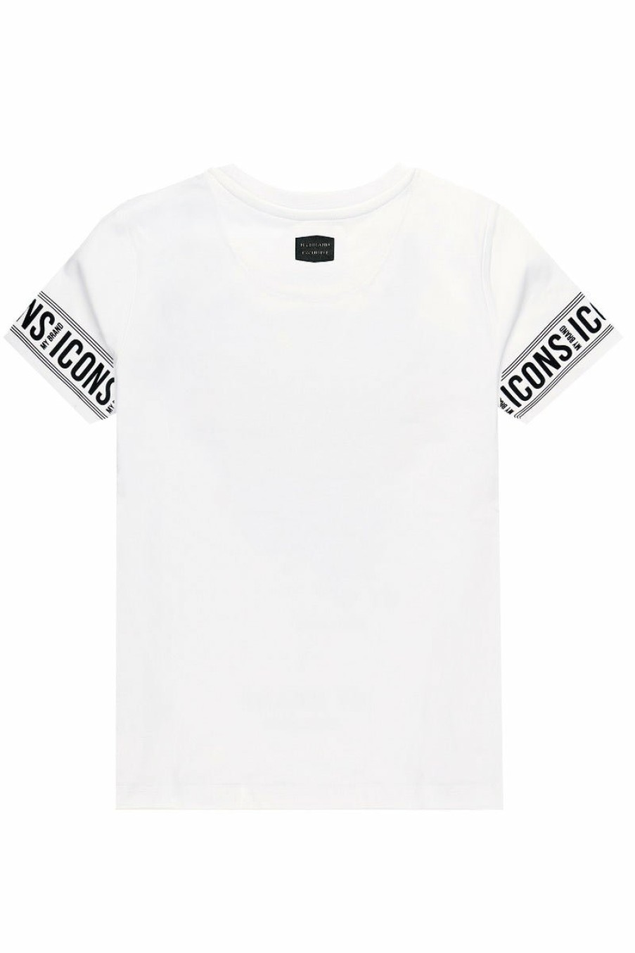 Men My Brand T-Shirts | Icons Sleeve T-Shirt White