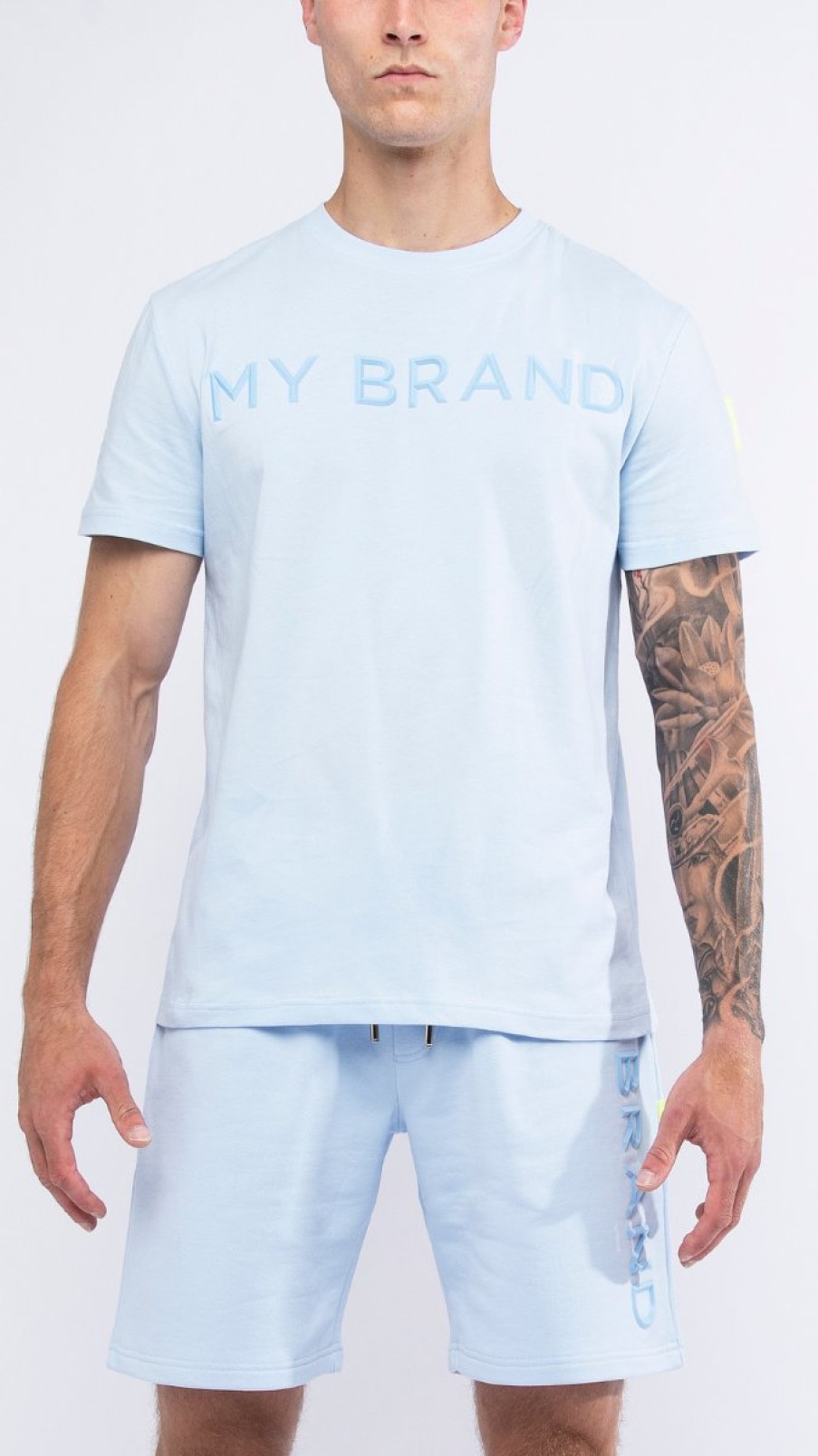 Men My Brand T-Shirts | Sky Baby Blue Capsule T-Shirt