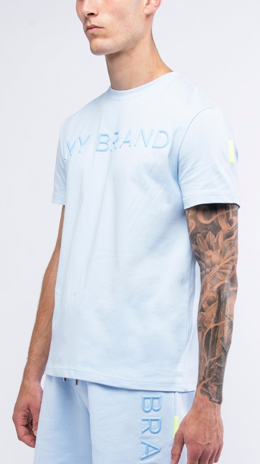 Men My Brand T-Shirts | Sky Baby Blue Capsule T-Shirt