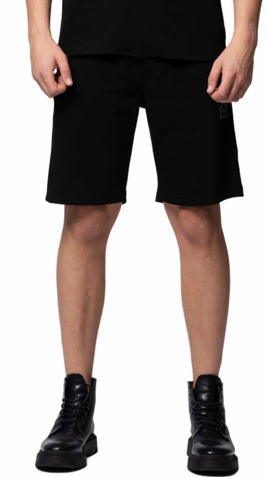 Men My Brand Shorts | Mb Essential Pique Black Short