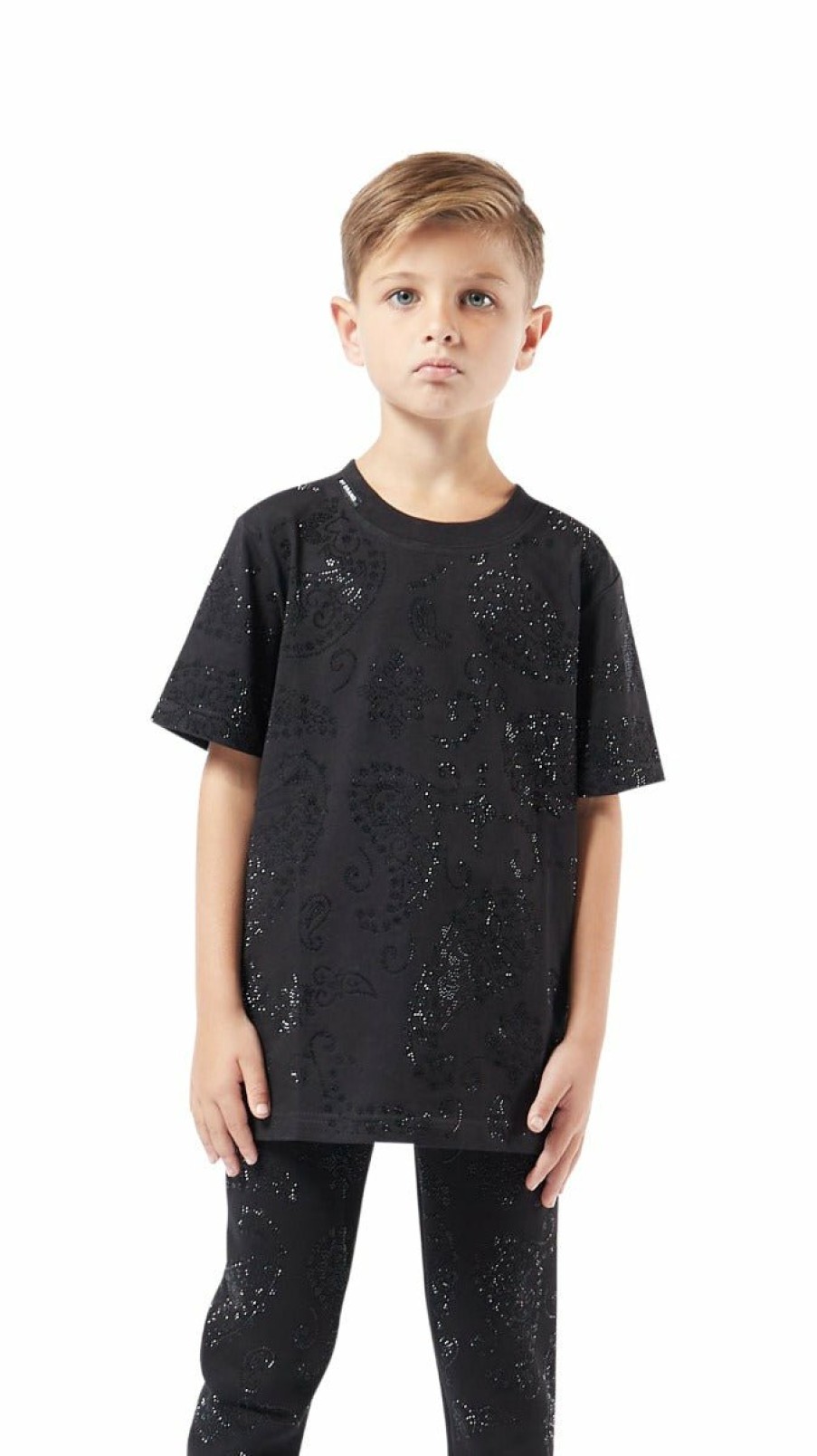 Junior My Brand T-Shirts | Black Stones Bandana T-Sh