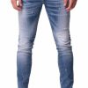 Men My Brand Jeans | Orange And White Spotted Jeans