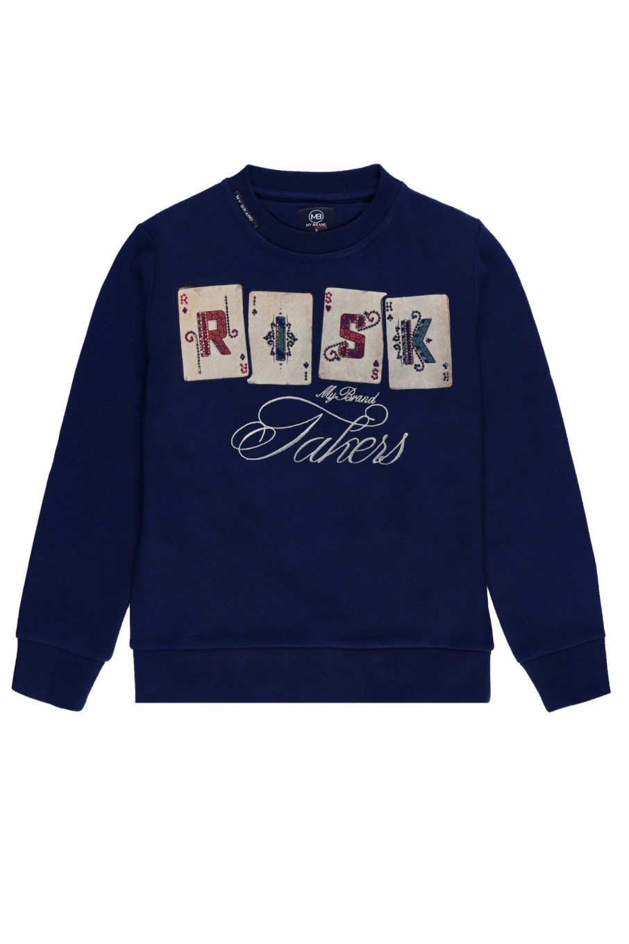 Junior My Brand Sweaters | Risk Playercard Sweater Navy