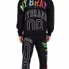 Men My Brand Sweatpants | Rainbow College Mb09 Joggingsuit Black