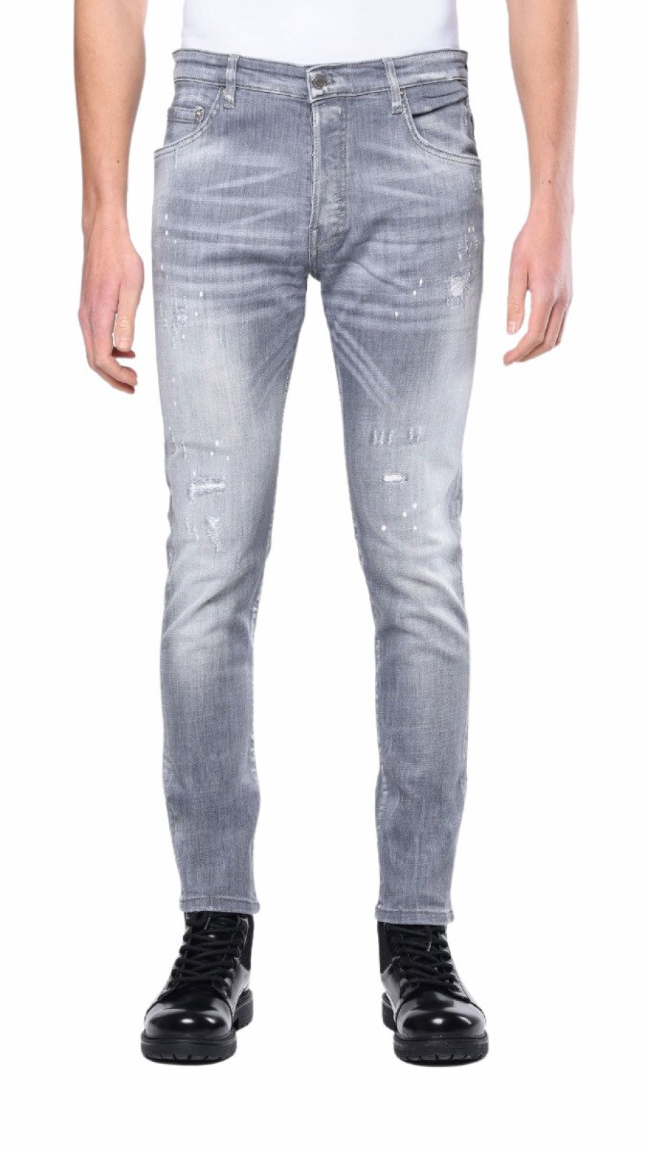 Men My Brand Jeans | 1277-2 - Light Grey Jeans