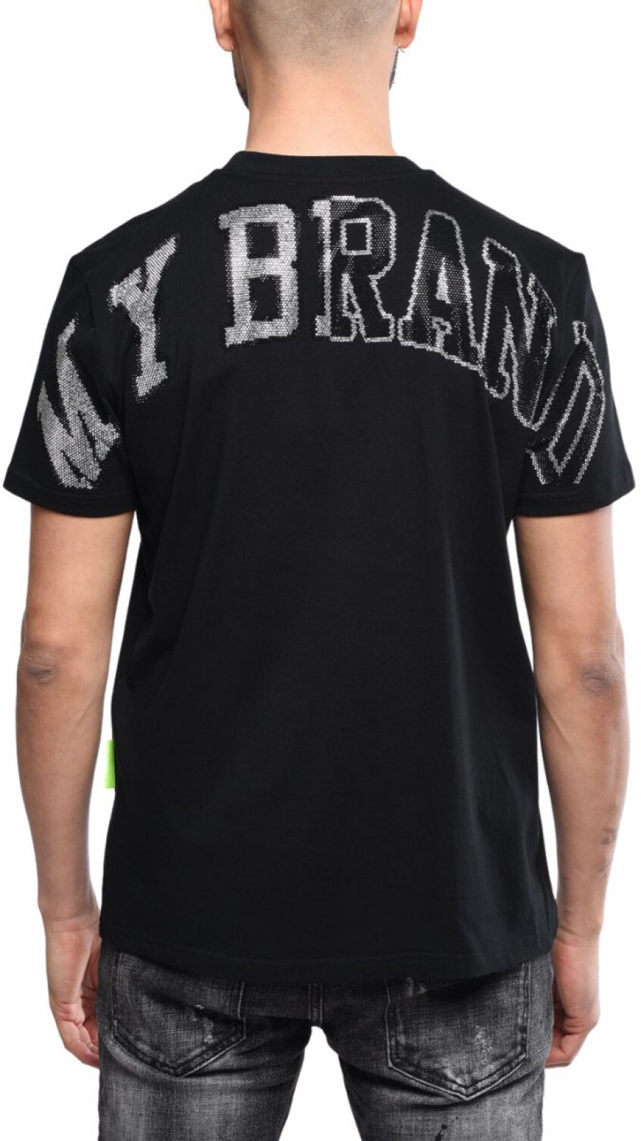 Men My Brand T-Shirts | Black T Shirt College Sto