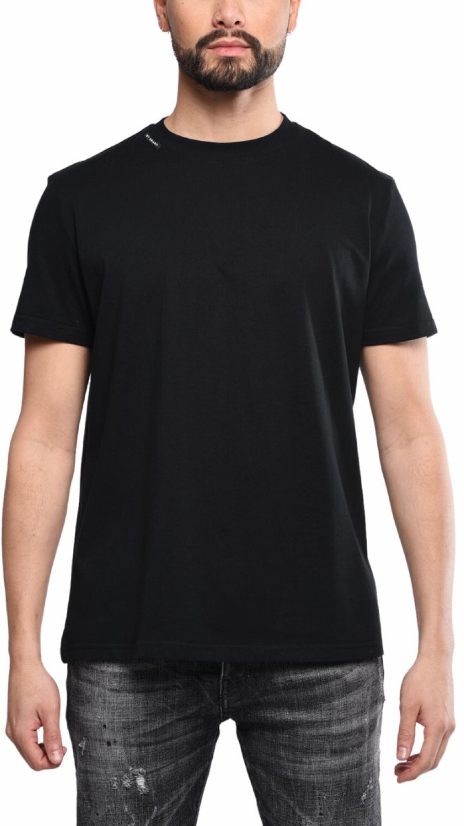 Men My Brand T-Shirts | Black T Shirt College Sto