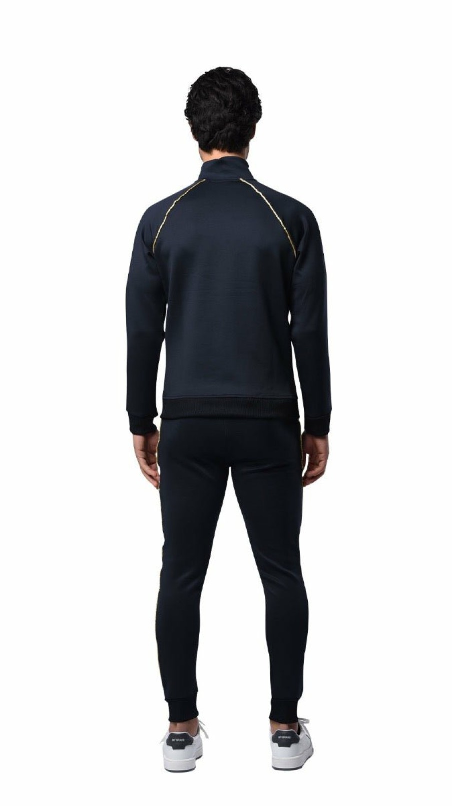 Men My Brand Tracksuits | Gold Piping Tracksuit