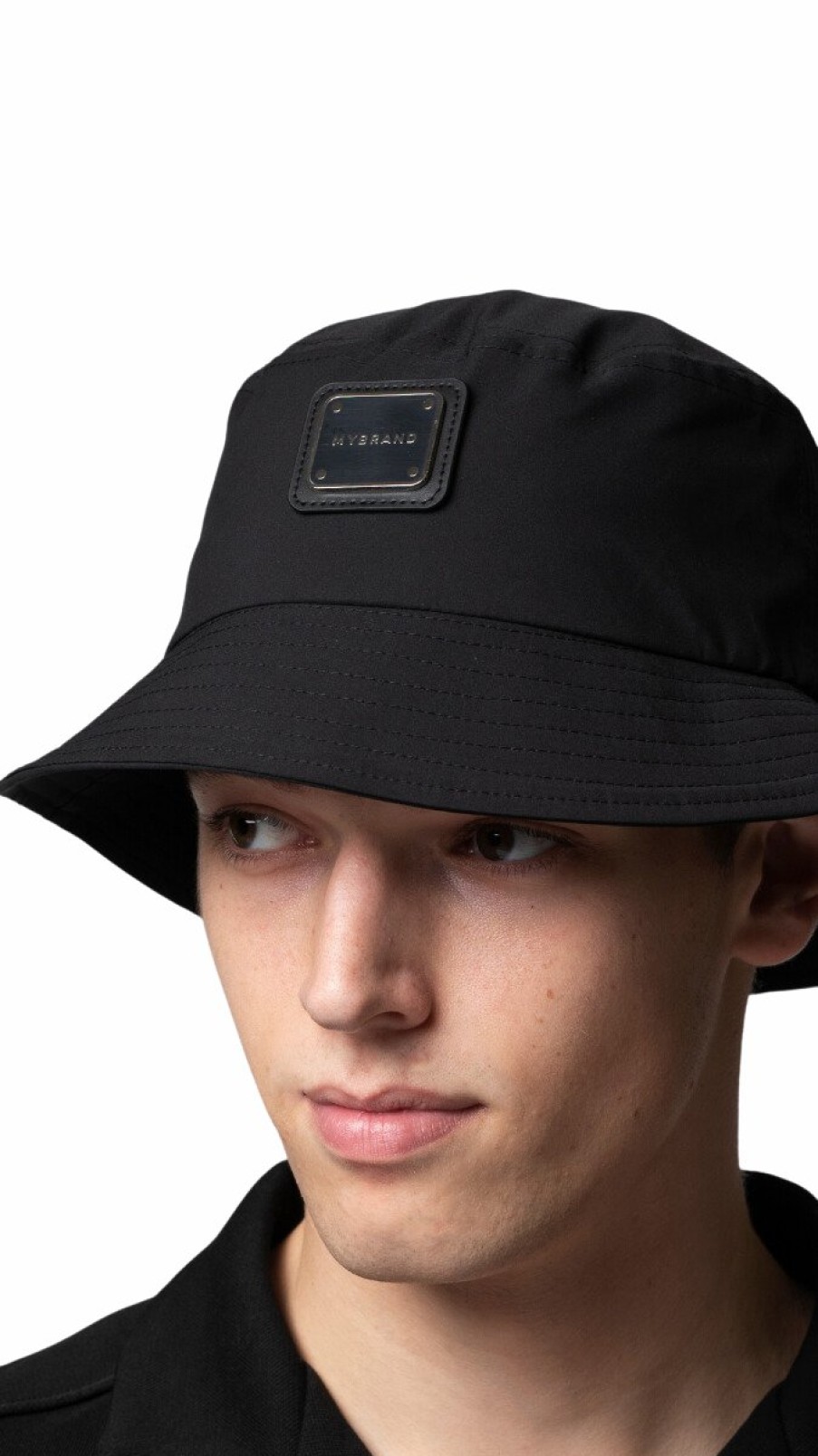 Men My Brand Caps | Mb Pique Black Hat