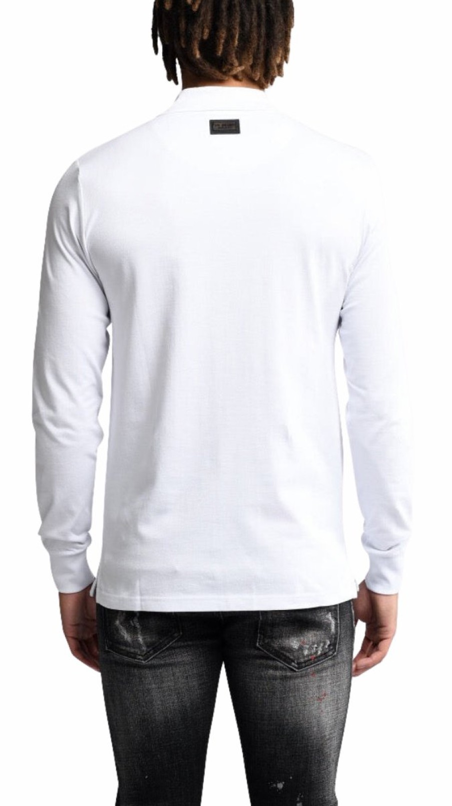 Men My Brand Polos | Rock Legends Longsleeve Polo White