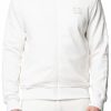 Men My Brand Tracksuits | Mb Essential Pique White Trackjacket