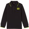 Junior My Brand Polos | Colorfull Longsleeve Polo Yellow