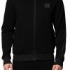 Men My Brand Tracksuits | Mb Essential Pique Black Trackjacket