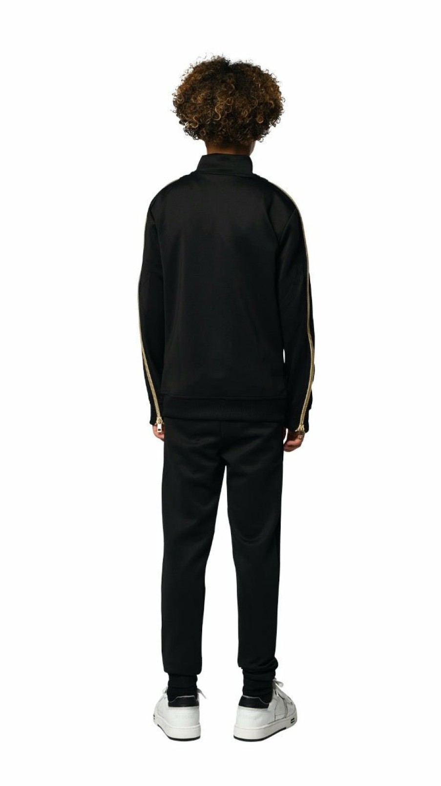 Junior My Brand Joggingsuits | Gold Zipper Tracksuit Jacket