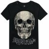 Junior My Brand T-Shirts | White Skull T-Shirt Black