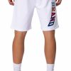 Men My Brand Shorts | My Brand Rainbow College Shorts White