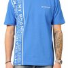 Men My Brand T-Shirts | My Brand Lines Kobalt T-Shirt