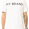 Men My Brand T-Shirts | My Brand Logo White T-Shirt