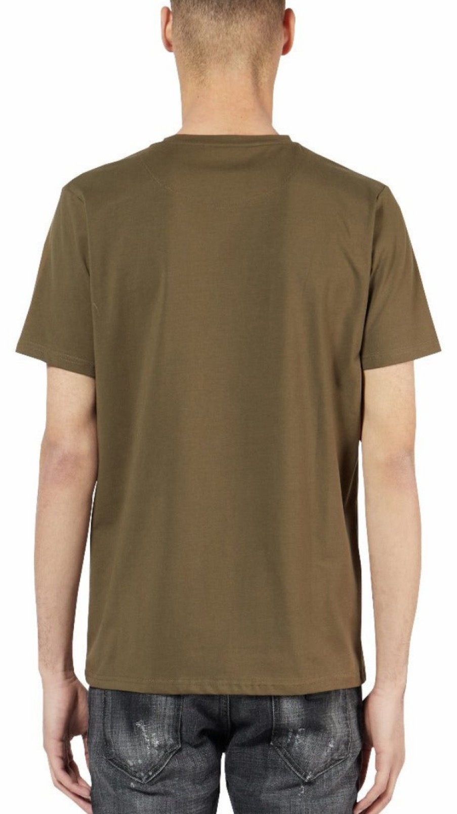 Men My Brand T-Shirts | My Brand Basic T-Shirt Army Green