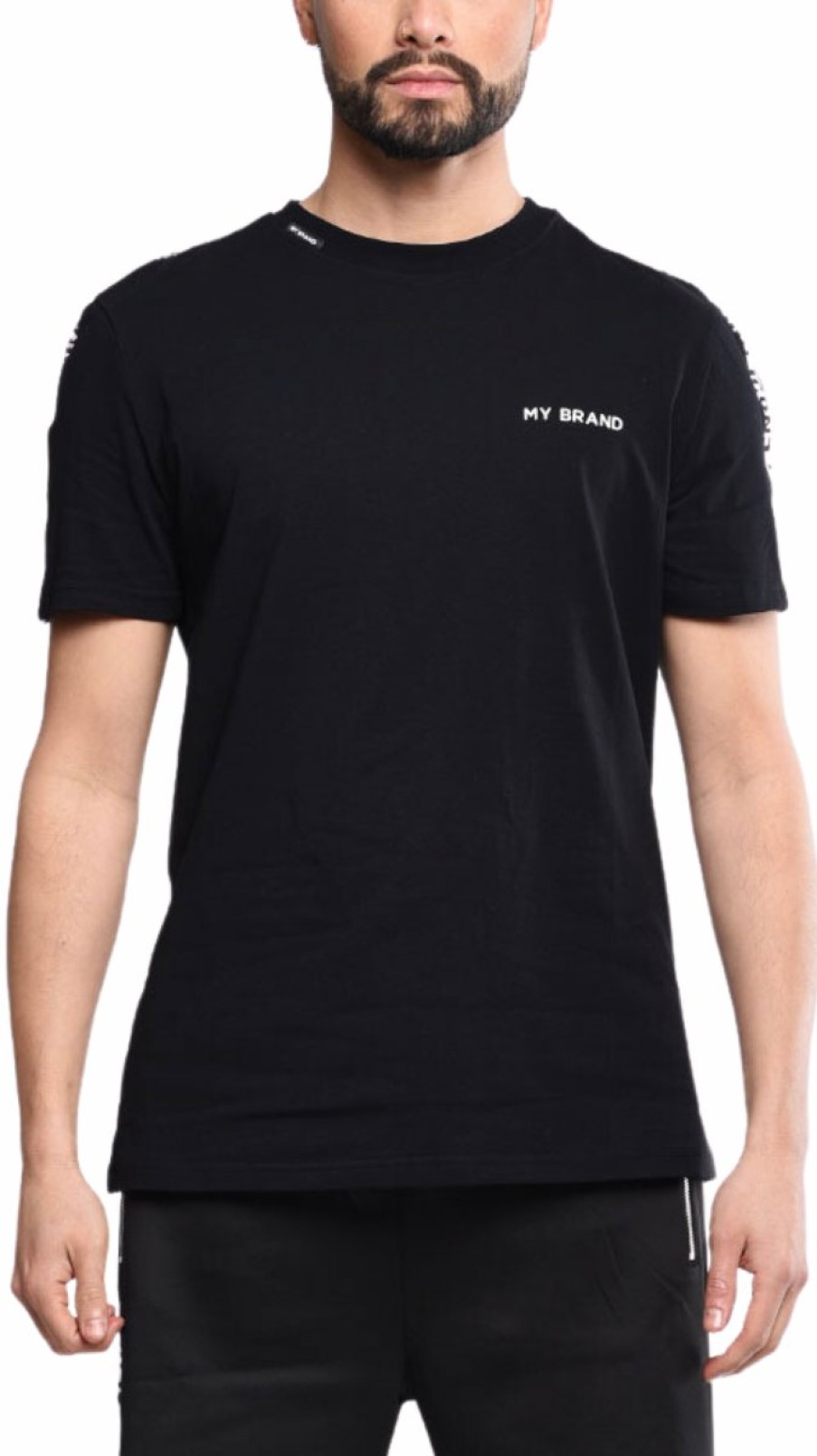 Men My Brand T-Shirts | Track T-Shirt Icons Black