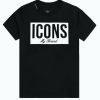 Junior My Brand T-Shirts | Icons Frame T-Shirt Black