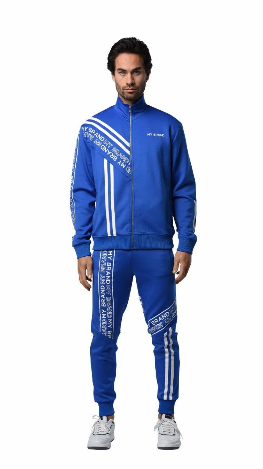 Men My Brand Tracksuits | Striped & Branded Tracksuit