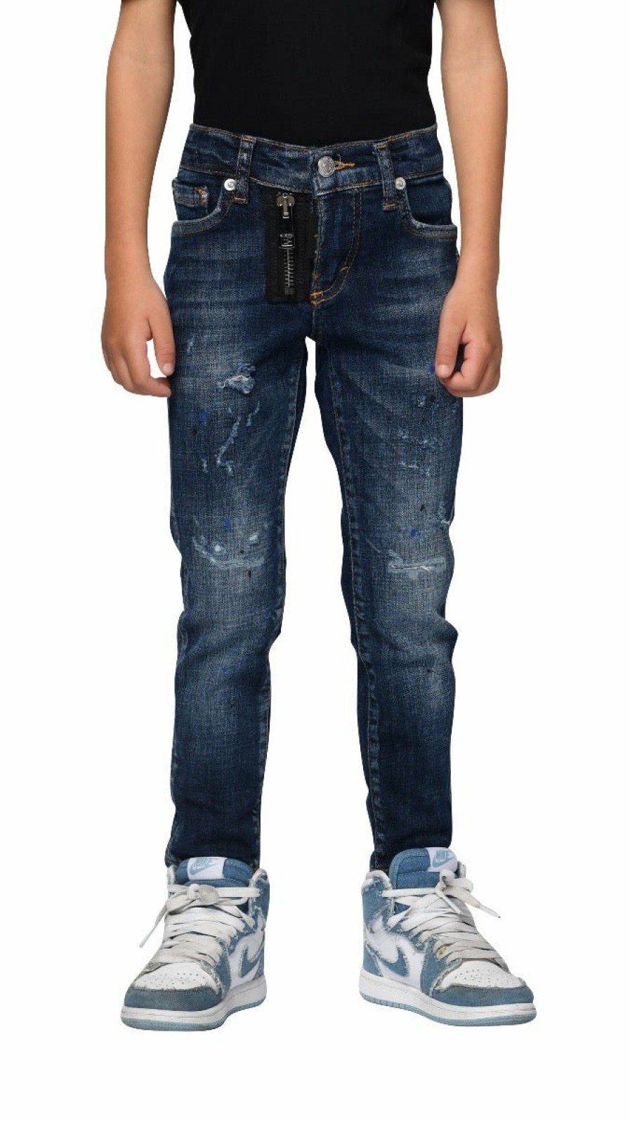 Junior My Brand Jeans | Blue Jeans Mb Purple Badge