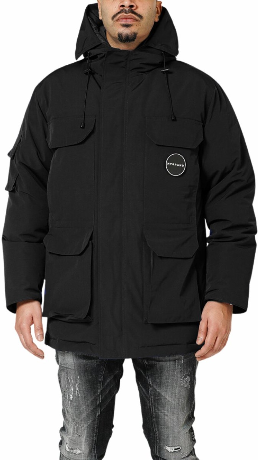 Men My Brand Jackets | Cortina Long Jacket Black