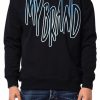 Men My Brand Hoodies | Mb Logo Sky Blue Gradient Hoodie