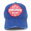 Men My Brand Accessories | Censored Cap Blue