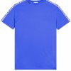 Men My Brand Swimwear | Mb Logo Taping Tshirt Electric Blue