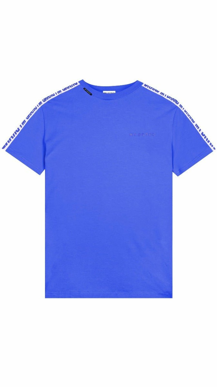 Men My Brand Swimwear | Mb Logo Taping Tshirt Electric Blue