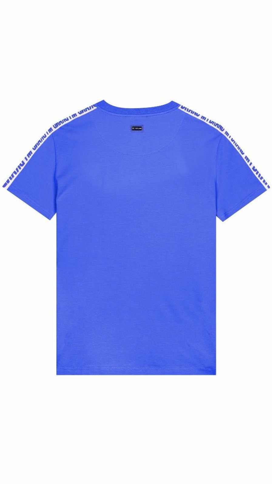 Men My Brand Swimwear | Mb Logo Taping Tshirt Electric Blue