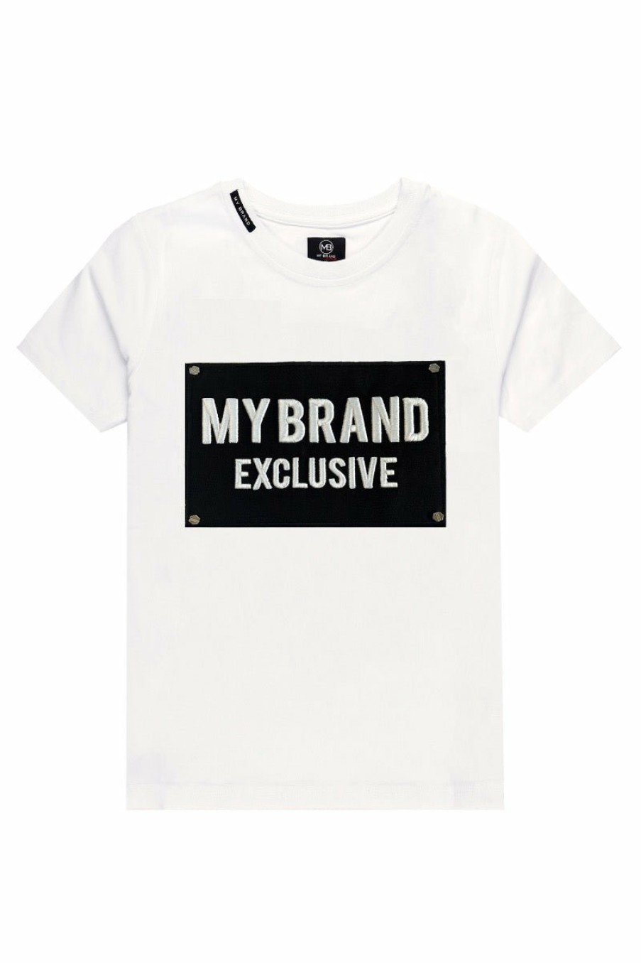 Junior My Brand T-Shirts | Square Logo T-Shirt