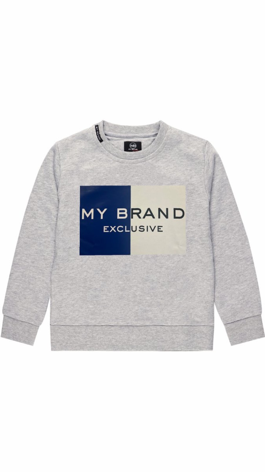 Junior My Brand Sweaters | Mb Logo Sweater Grey