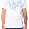 Men My Brand T-Shirts | Mb Logo Ocean Blue Gradient Tshirt