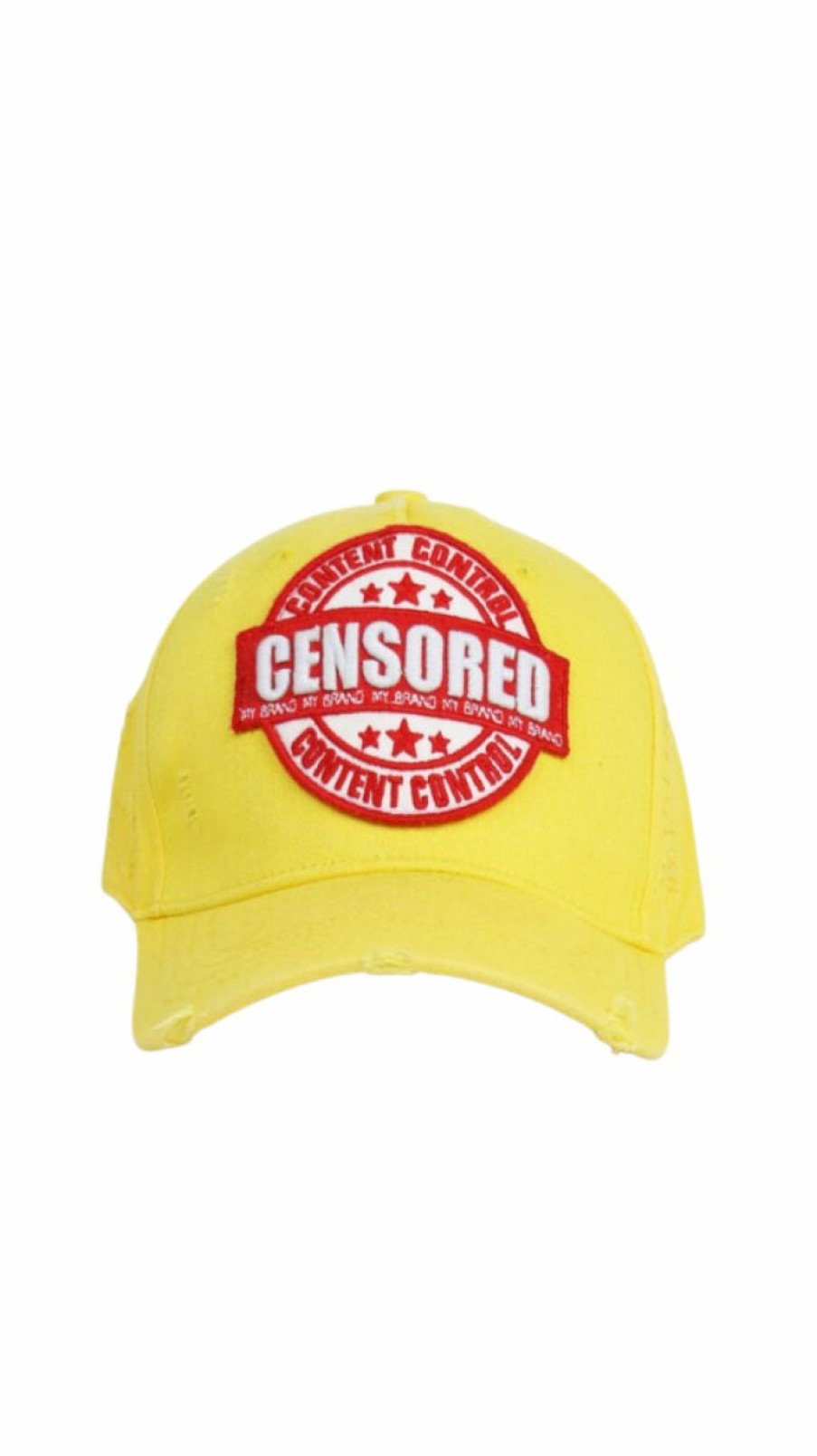 Men My Brand Caps | Censored Cap Yellow