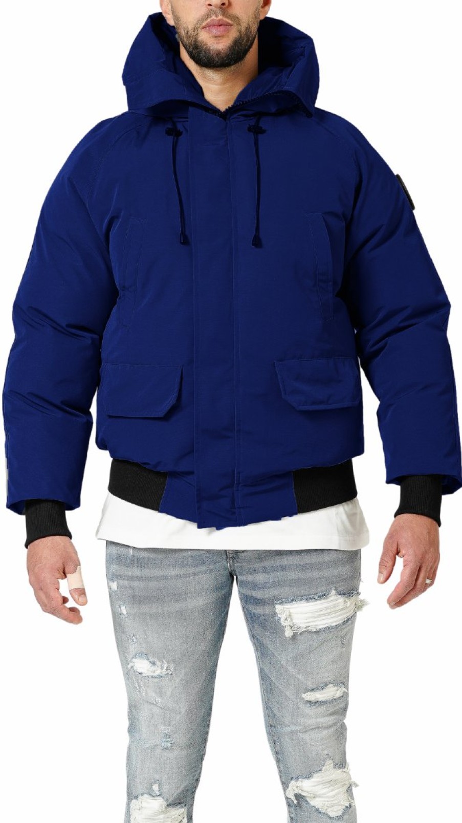 Men My Brand Jackets | Perca Short Jacket Navy