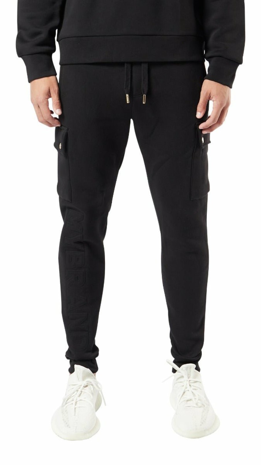 Men My Brand Joggers | Embossed Jogging Pants