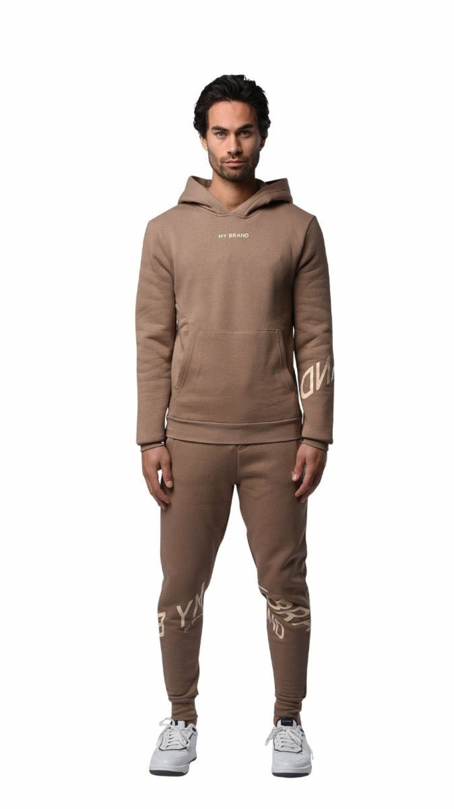 Men My Brand Sweatpants | Mb Knees Joggingsuit