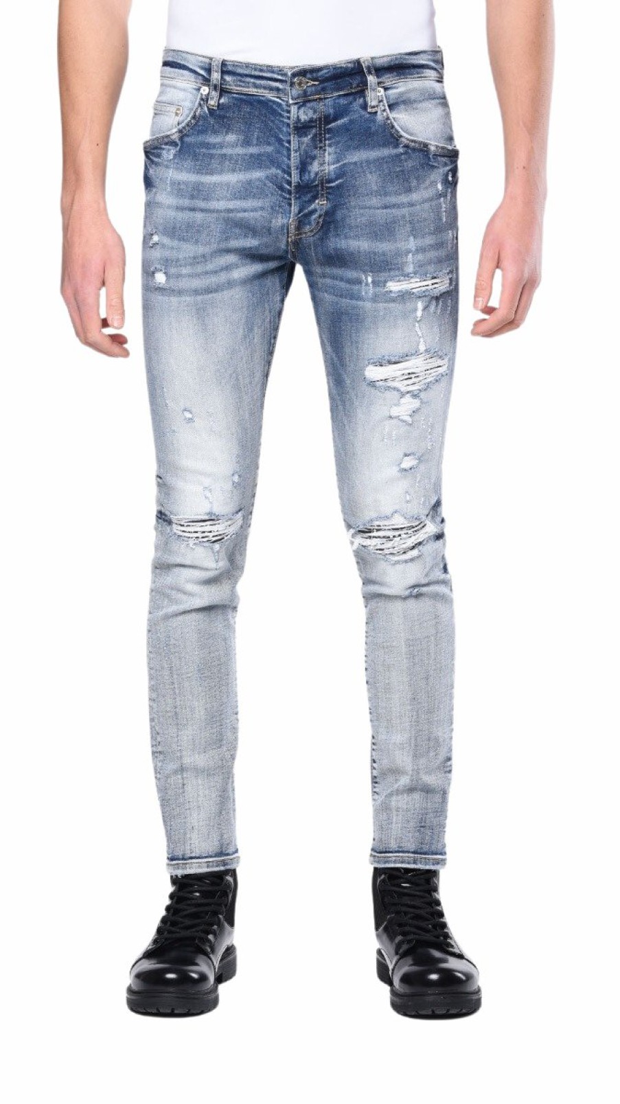 Men My Brand Jeans | 2603 - Light Washed Rippe