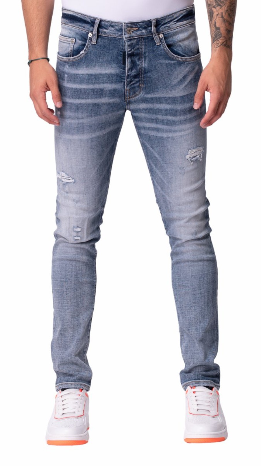 Men My Brand Jeans | Plain Distresses Jeans.