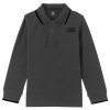 Junior My Brand Polos | Colorfull Longsleeve Polo Black