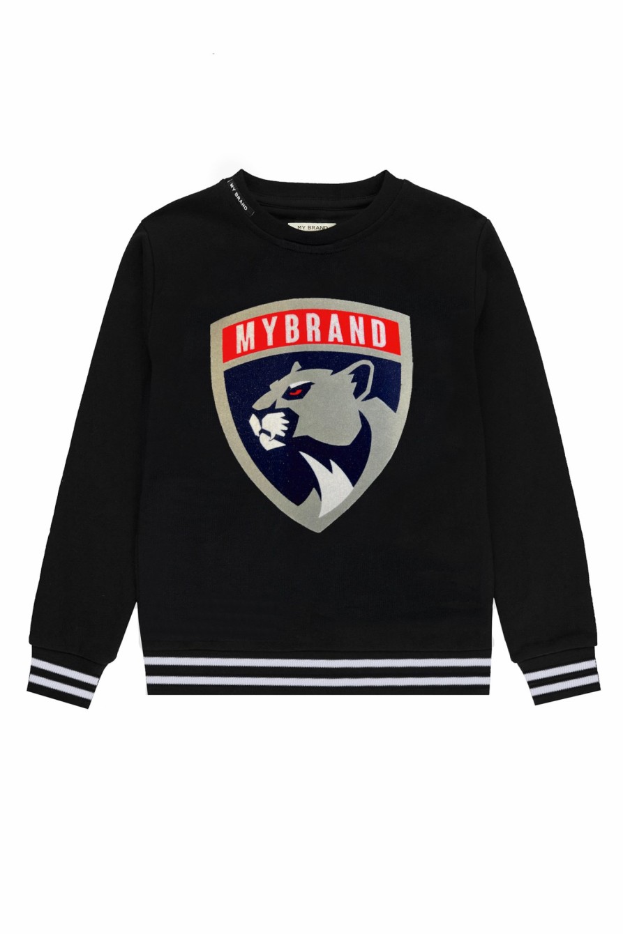 Junior My Brand Sweaters | Panther Striped Sweater