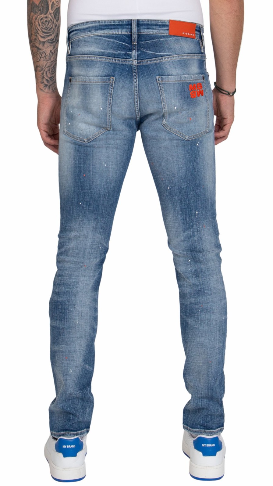 Men My Brand Jeans | Two Cut Plain Washing Jeans Spots